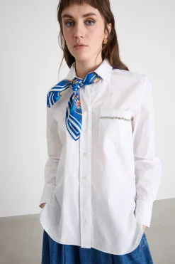 Foulard in seta - Blu