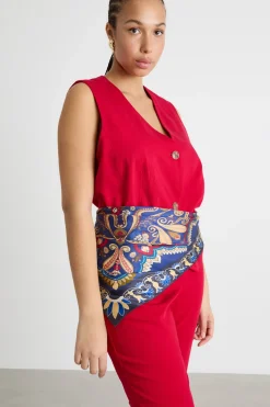 Foulard in seta - Blu