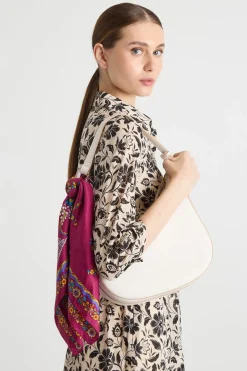 Foulard in seta - Bordeaux