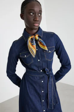 Foulard in seta - Giallo