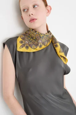 Foulard in seta - Giallo