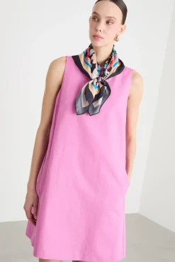 Foulard in seta - Nero
