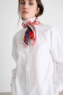 Foulard in seta - Rosso