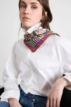 Foulard in seta - Verde