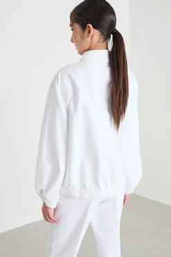 Giacca a camicia in tela - Bianco