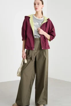 Giacca a vento reversibile - Bordeaux