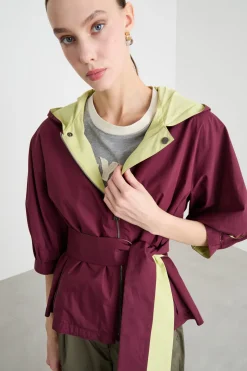 Giacca a vento reversibile - Bordeaux