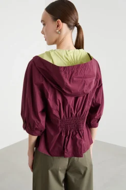 Giacca a vento reversibile - Bordeaux