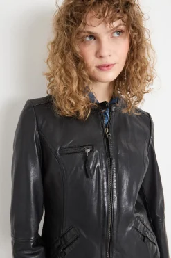 Giacca biker slim - Nero