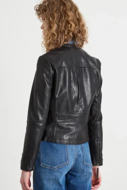 Giacca biker slim - Nero