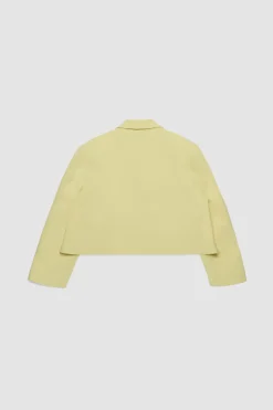 Giacca blazer doppiopetto cropped BAMBINI - Giallo