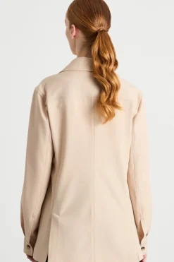 Giacca con cintura - Beige