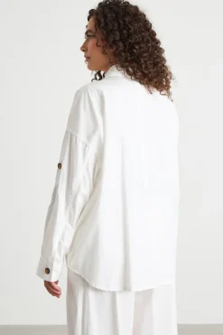 Giacca con cintura - Bianco