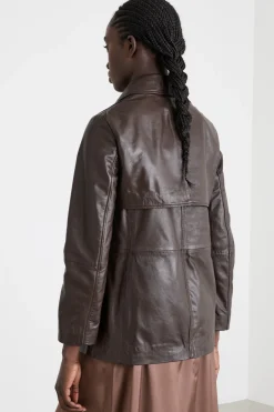 Giacca con cintura - Marrone