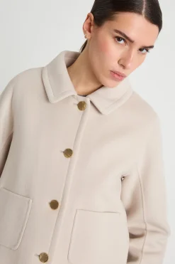 Giacca con tasche applicate - Beige
