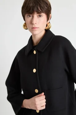Giacca con tasche applicate - Nero