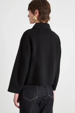 Giacca con tasche applicate - Nero