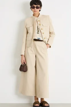 Giacca con tasche multiple - Beige