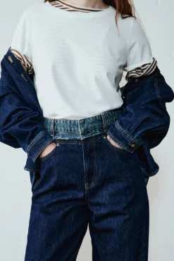 Giacca con taschino - Blu