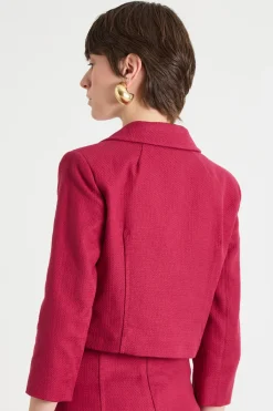 Giacca crop - Rosso