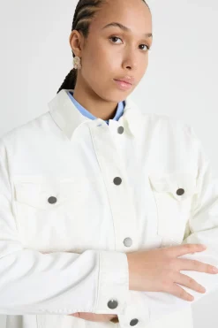 Giacca in bull stretch - Bianco