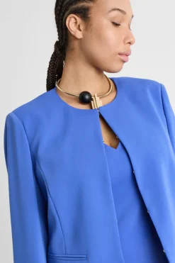 Giacca in cady - Blu