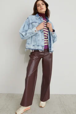 Giacca in denim di cotone - Azzurro Denim