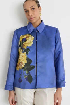 Giacca in duchesse - Blu