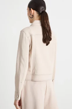 Giacca in felpa - Beige