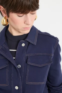 Giacca in felpa - Blu