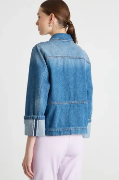 Giacca in jeans - Azzurro