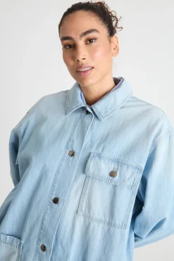Giacca in jeans - Azzurro