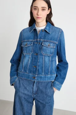Giacca in jeans - Blu