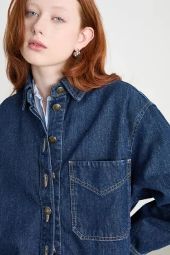 Giacca in jeans - Blu