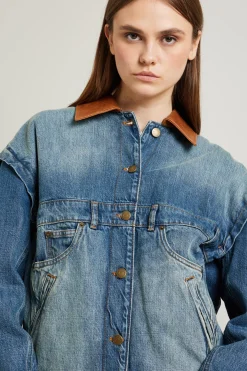 Giacca in jeans - Blu
