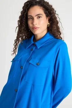 Giacca in jersey - Blu