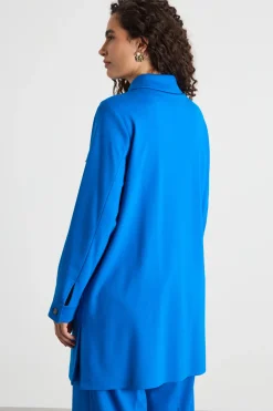 Giacca in jersey - Blu