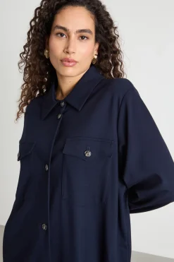 Giacca in jersey - Blu