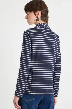 Giacca in jersey - Blu