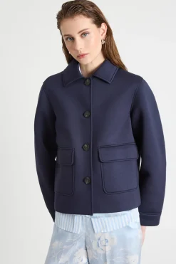 Giacca in jersey tecnico - Blu