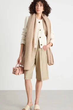 Giacca in stuoia stretch - Avorio