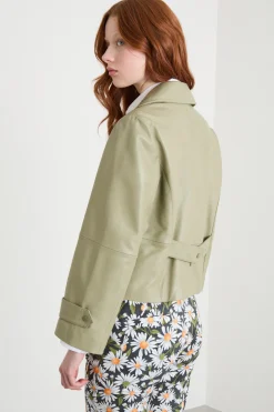 Giacca open-front - Verde