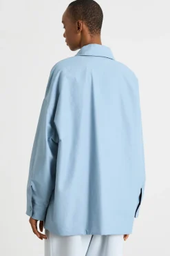 Giacca reversibile - Azzurro