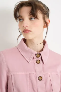 Giacca semiaderente - Rosa