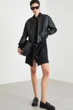 Giacca stile bomber - Nero