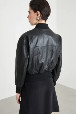 Giacca stile bomber - Nero