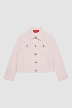 Giacca trucker in drill BAMBINI - Rosa