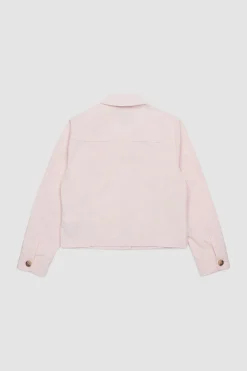 Giacca trucker in drill BAMBINI - Rosa