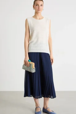 Gilet a coste - Bianco