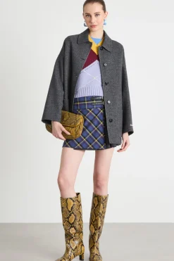 Gilet aderente - Bordeaux Lilla Giallo